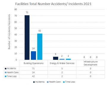 Facilities Annual Injury Statistical Review 2021