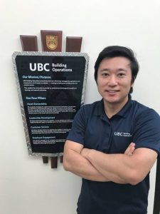 Sean Zheng stepping into new role as Sub-Head in Stores, Municipal Services within UBC Facilities