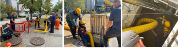 Facilities completing the annual Confined Space Rescue Team exercises
